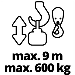 Seilhebezug TC-EH 600^Einhell Hot