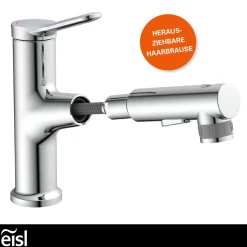 Waschtischarmatur „Variabel“ chrom^Eisl Outlet