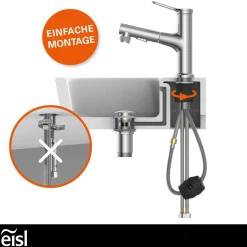 Waschtischarmatur „Variabel“ chrom^Eisl Outlet