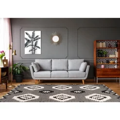 Ethno-Teppich „Ethnie 400“, grau