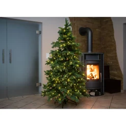 Evergreen Künstlicher Weihnachtsbaum Roswell Kiefer inkl. LEDs 122x210cm Grün