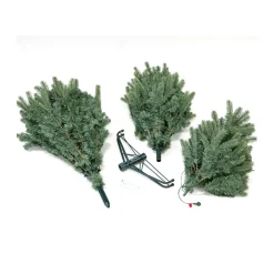 Evergreen Künstlicher Weihnachtsbaum Roswell Kiefer inkl. LEDs 122x210cm Grün