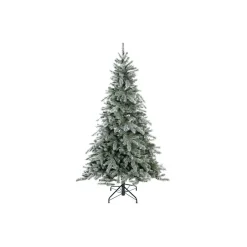 Künstlicher Weihnachtsbaum Frost Fichte 116x180cm Grün Weiß*Evergreen Hot