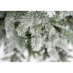 Künstlicher Weihnachtsbaum Frost Fichte 116x180cm Grün Weiß*Evergreen Hot
