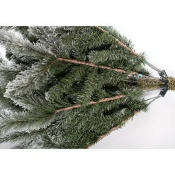 Evergreen Künstlicher Weihnachtsbaum Cedar Frost Kiefer 114x210cm Grün Weiß