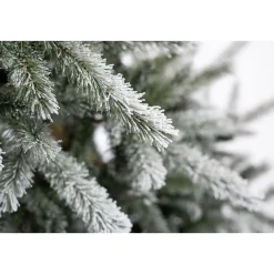 Evergreen Künstlicher Weihnachtsbaum Cedar Frost Kiefer 114x210cm Grün Weiß