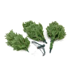 Evergreen Künstlicher Weihnachtsbaum Cedar Frost Kiefer 114x210cm Grün Weiß