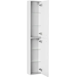 Gäste-WC Hochschrank slim SBC 300 x 1620 x 168 mm Weiß*Fackelmann