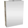 Gäste-WC Spiegelschrank links SBC 500 x 680 x 153 mm Steinesche*Fackelmann Discount