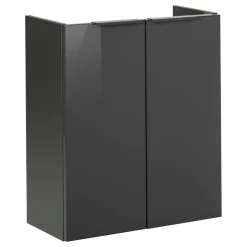 Fackelmann Gäste-WC Waschtischunterschrank SBC 520 x 600 x 243 mm anthrazit