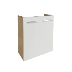Gäste-WC Waschtischunterschrank SBC 520 x 600 x 243 mm Sandeiche/Weiß*Fackelmann Discount