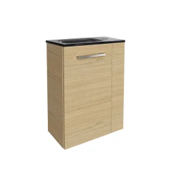 Gäste-WC Waschtischunterschrank links SBC 440 x 600 x 243 mm Sandeiche*Fackelmann Clearance