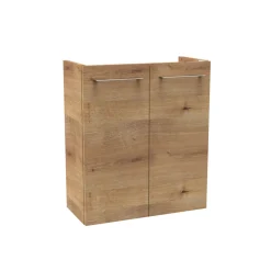 Fackelmann Gäste-WC Waschtischunterschrank SBC 520 x 600 x 243 mm AstEiche