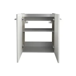 Fackelmann Gäste-WC Waschtischunterschrank SBC 520 x 600 x 243 mm NatureOak/Weiß