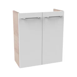 Gäste-WC Waschtischunterschrank SBC 520 x 600 x 243 mm Alaska-Esche/Weiß^Fackelmann