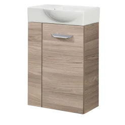 Fackelmann Gäste-WC Waschtischunterschrank rechts SBC 440 x 600 x 243 mm Steinesche