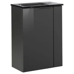 Gäste-WC Waschtischunterschrank links SBC 440 x 600 x 243 mm anthrazit*Fackelmann Discount