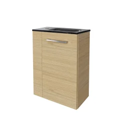 Gäste-WC Waschtischunterschrank rechts SBC 440 x 600 x 243 mm Sandeiche^Fackelmann Best