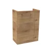 Fackelmann Gäste-WC Waschtischunterschrank links SBC 440 x 600 x 243 mm AstEiche