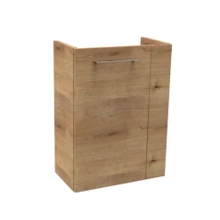 Fackelmann Gäste-WC Waschtischunterschrank links SBC 440 x 600 x 243 mm AstEiche