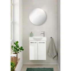 Gäste-WC Waschtischunterschrank SBC 520 x 600 x 243 mm Weiß^Fackelmann Sale