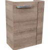 Gäste-WC Waschtischunterschrank links SBC 440 x 600 x 243 mm Graueiche^Fackelmann Best