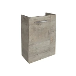 Fackelmann Gäste-WC Waschtischunterschrank links SBC 440 x 600 x 243 mm NatureOak