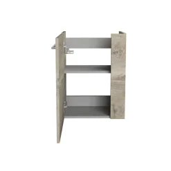 Fackelmann Gäste-WC Waschtischunterschrank links SBC 440 x 600 x 243 mm NatureOak