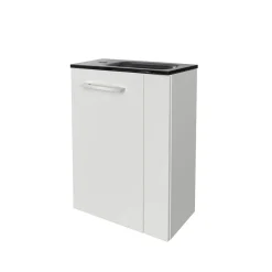 Gäste-WC Waschtischunterschrank links SBC 440 x 600 x 243 mm Weiß*Fackelmann Sale