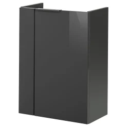 Fackelmann Gäste-WC Waschtischunterschrank rechts SBC 440 x 600 x 243 mm anthrazit