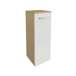 Fackelmann Midischrank links B.Style 302 x 826 x 320 mm Sandeiche/Weiß