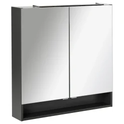 Spiegelschrank LUNA 800 x 793 x 153 mm anthrazit*Fackelmann Clearance