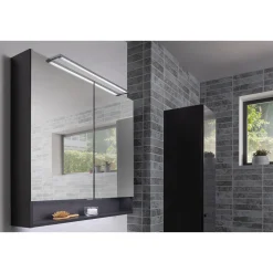 Spiegelschrank LUNA 800 x 793 x 153 mm anthrazit*Fackelmann Clearance