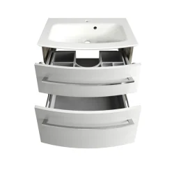 Fackelmann Waschtisch-Set B.Style 632 x 543 x 460 mm Nature Oak/Weiß