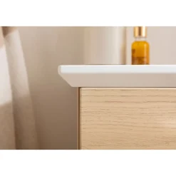 Fackelmann Waschtisch-Set B.Style 632 x 543 x 460 mm Nature Oak/Weiß