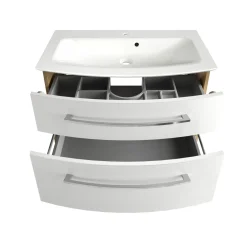 Fackelmann Waschtisch-Set B.Style 832 x 543 x 478 mm Sandeiche/Weiß