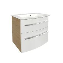 Waschtisch-Set B.Style 632 x 543 x 460 mm Sandeiche/Weiß*Fackelmann Outlet