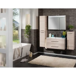 Fackelmann Hochschrank B.clever 30 x 159 x 32 cm Alaska-Esche