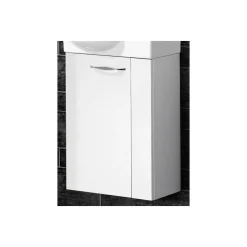 Fackelmann Keramik-Waschbecken für Gäste-WC 45 x 11 x 32 weiß