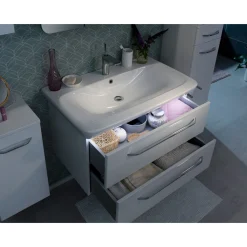 Keramik-Waschtisch Milano 88,5 x 17 x 54,5 cm weiß*Fackelmann Best