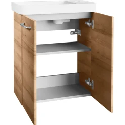 Keramik-Waschtisch 55,5 x 16 x 30 cm weiß*Fackelmann Best