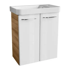 Keramik-Waschtisch 55,5 x 16 x 30 cm weiß*Fackelmann Best