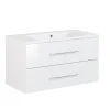 Waschtisch-Set B.clever 90 x 51 x 46 cm weiß^Fackelmann Discount