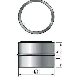 MyFireTool FAL Doppelwandfutter 150 mm