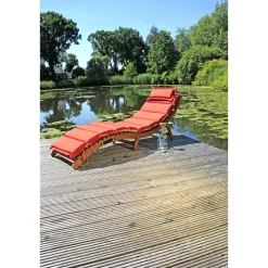 Faltliege Nassau mit Auflage* Hot