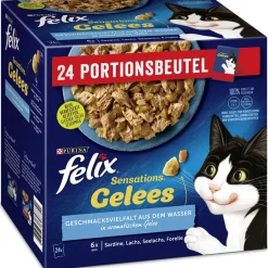 Felix „Sensation Gelee“ vom Wasser, 24x85g, Portionsbeutel