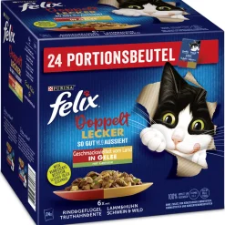 „So gut wie es aussieht“ Doppelt lecker vom Land, Bohnen, 24x85g, Portionsbeutel*Felix Online