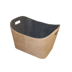Filzkorb 55 x 35 x 40 cm natur/grau
