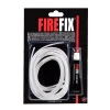 FIREFIX Abdichtungsflachband für Kaminscheibe 3 m inkl Kleber 17 ml