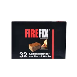 FIREFIX Öko-Anzündhilfe 32 Stück aus wachsgetränkter Holzfaser